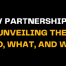 Text on a black backdrop reads AV Partnerships: Unveiling the Who, What, and Why in striking yellow and white, focusing on explaining key aspects of audiovisual collaborations.