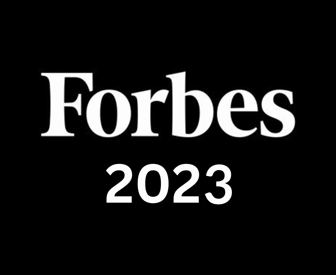 Forbes logo with the year 2023 displayed, highlighting Asset Vantage’s recognition in the Forbes Family Office Software Roundup for the fourth consecutive year, showcasing top family office software