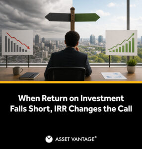 Return on Investment Vs IRR